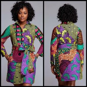 Ankara Mixed  African Print Dress